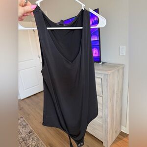 Express Black Sleeveless Bodysuit